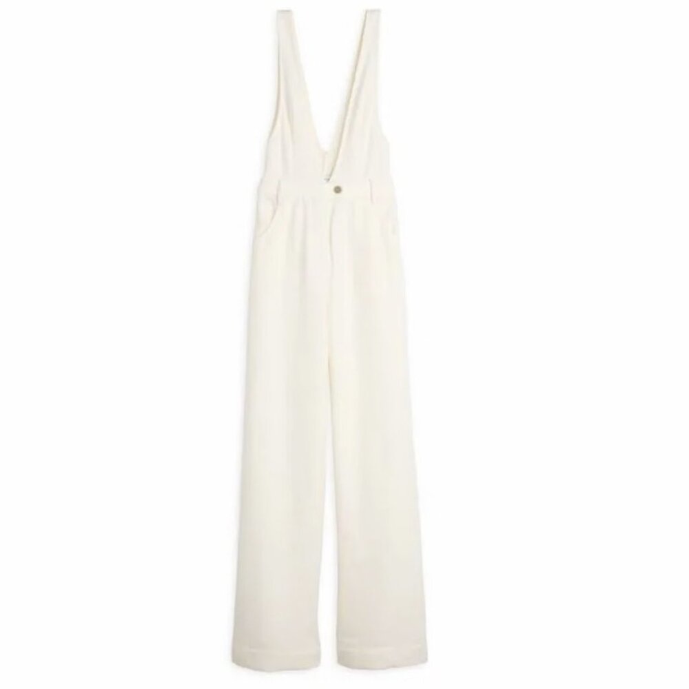 NWT WeWoreWhat Plunging Neckline Jumpsuit